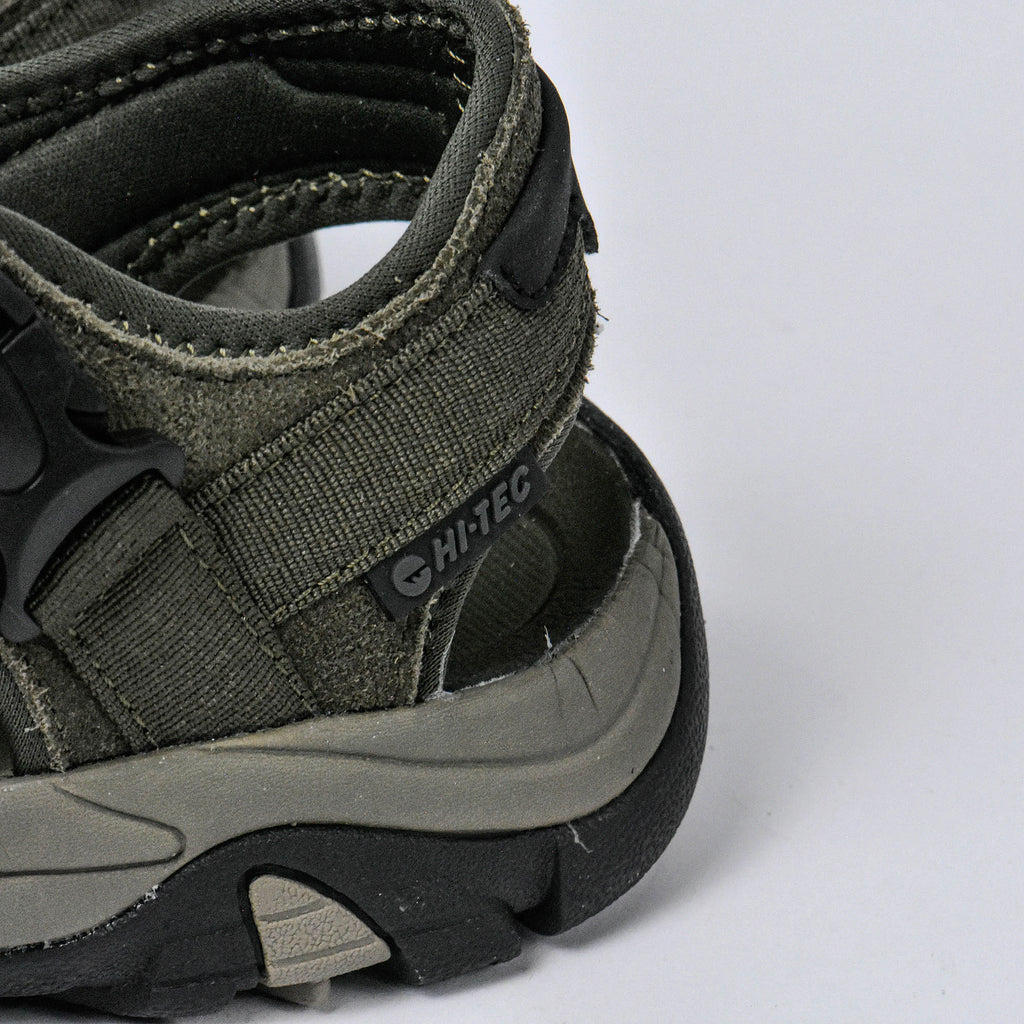 Sandales Hommes Hi-tec Shaol Bay Sea Turtle-Taupe détail du talon - BirdNova Algérie
