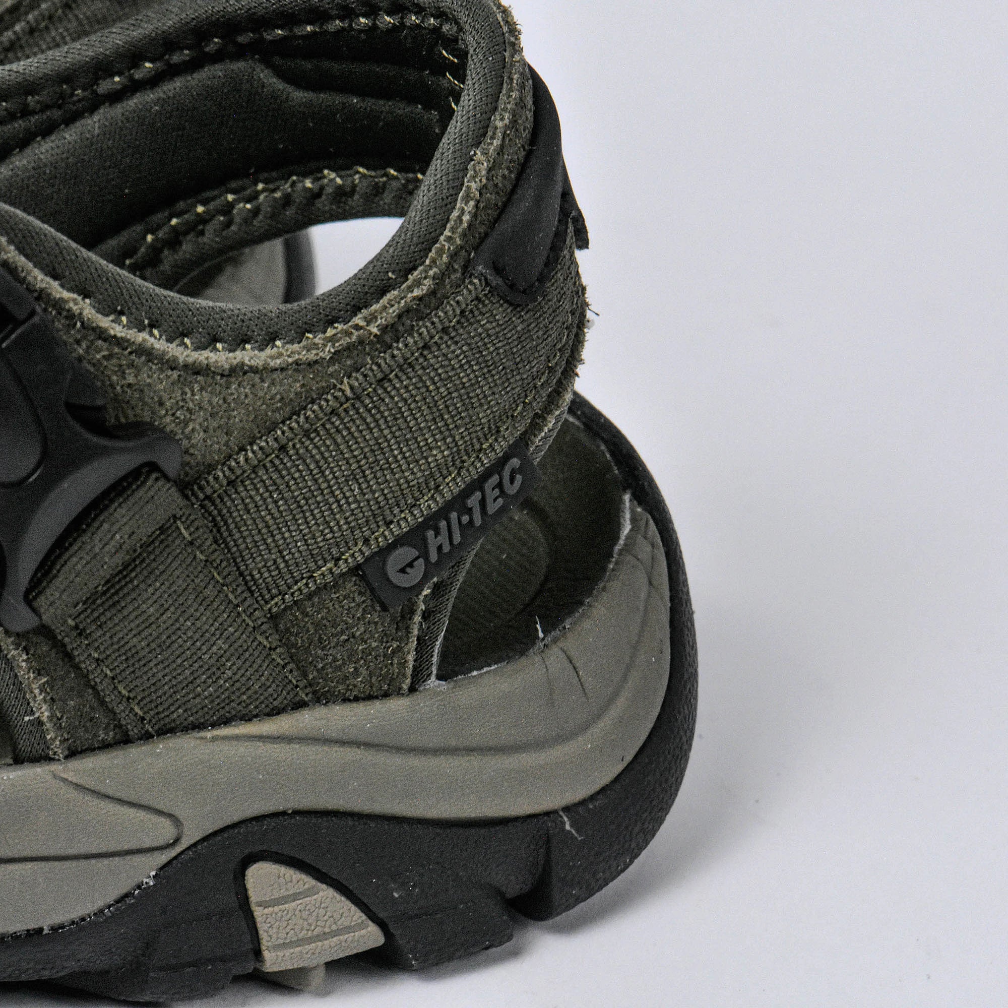 Sandales Hommes Hi-tec Shaol Bay Sea Turtle-Taupe détail du talon - BirdNova Algérie