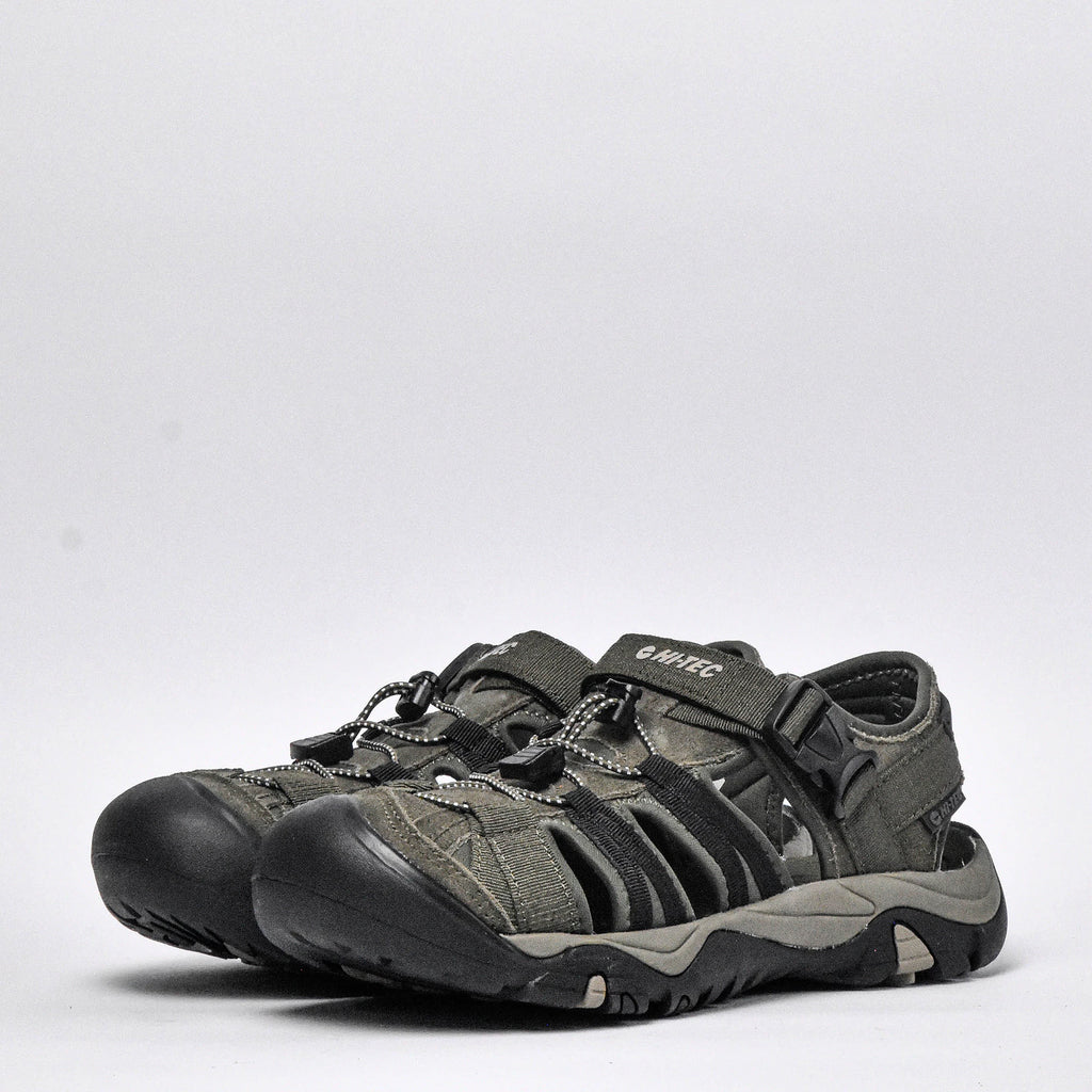 Sandales Hommes Hi-tec Shaol Bay Sea Turtle-Taupe vue trois-quarts - BirdNova Algérie