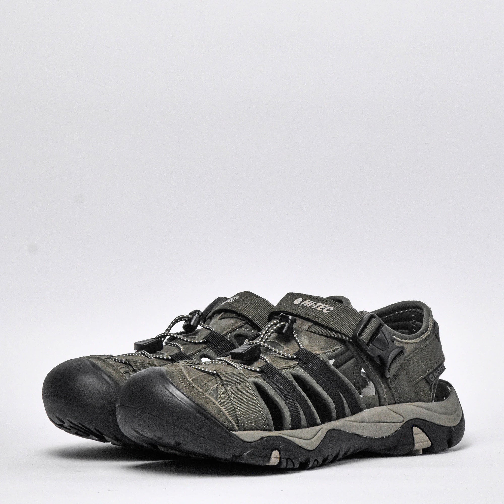 Sandales Hommes Hi-tec Shaol Bay Sea Turtle-Taupe vue trois-quarts - BirdNova Algérie