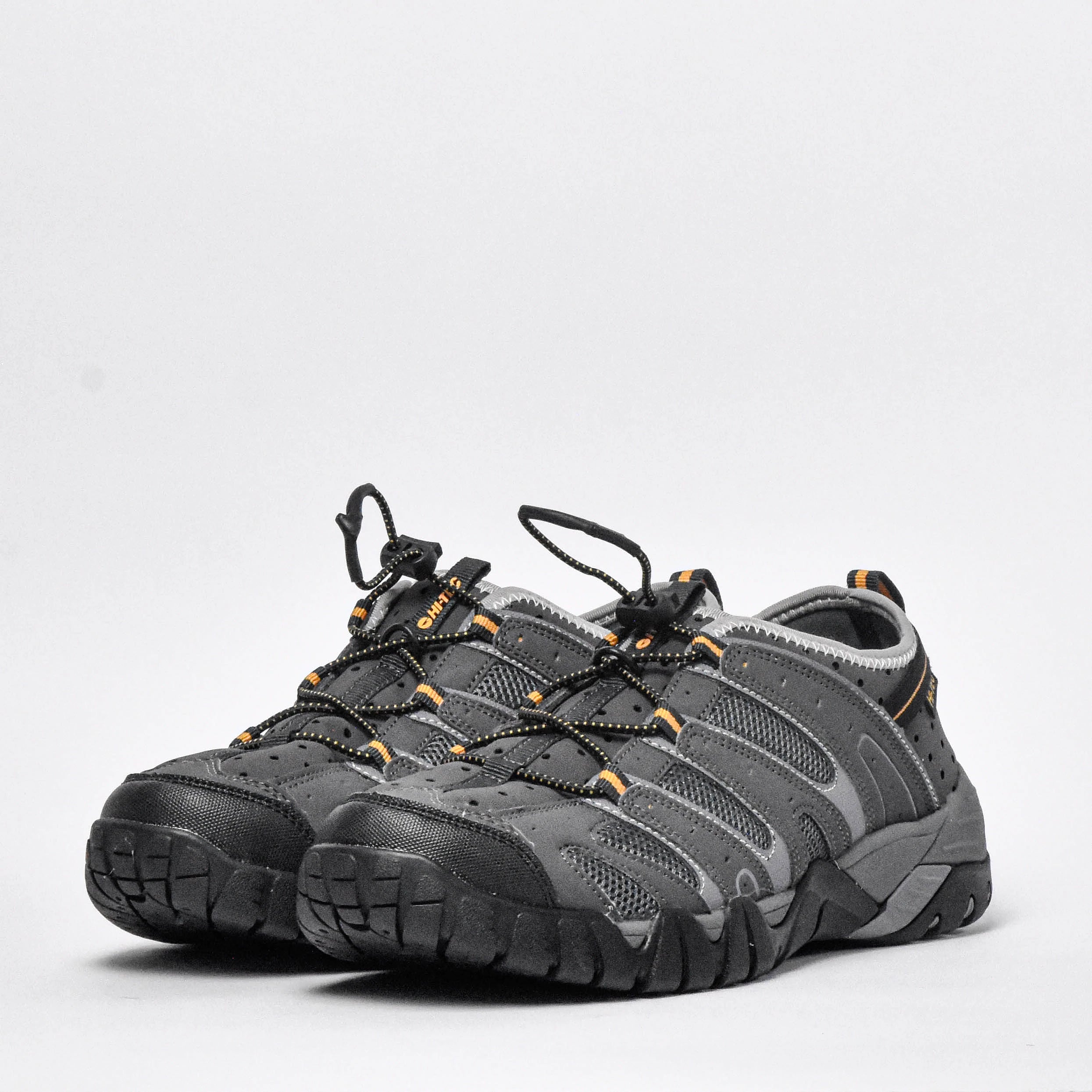 Sandales Hommes Hi-tec Tortola Sport Charcoal vue trois-quarts - BirdNova Algérie