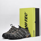 Sandales Hommes Hi-tec Tortola Sport Olive-Black vue de face avec boîte - BirdNova Algérie