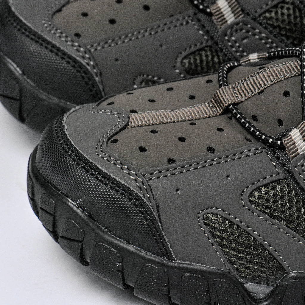Sandales Hommes Hi-tec Tortola Sport Olive-Black détail de l'embout - BirdNova Algérie