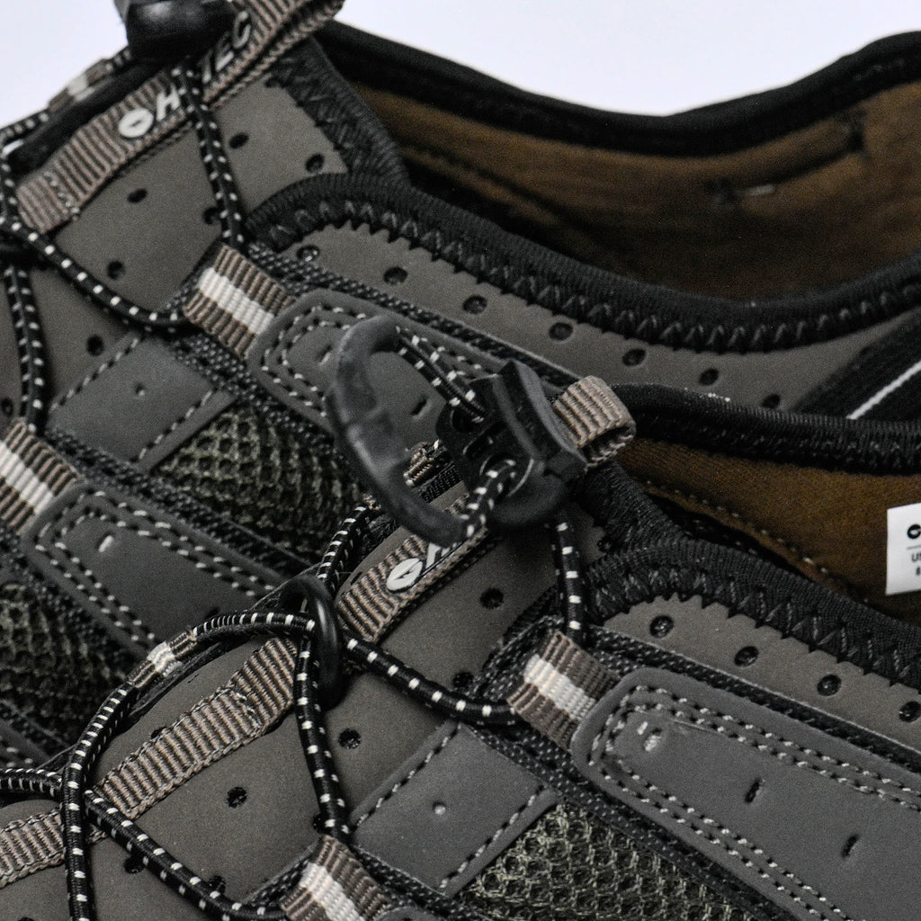 Sandales Hommes Hi-tec Tortola Sport Olive-Black détail du système de laçage - BirdNova Algérie