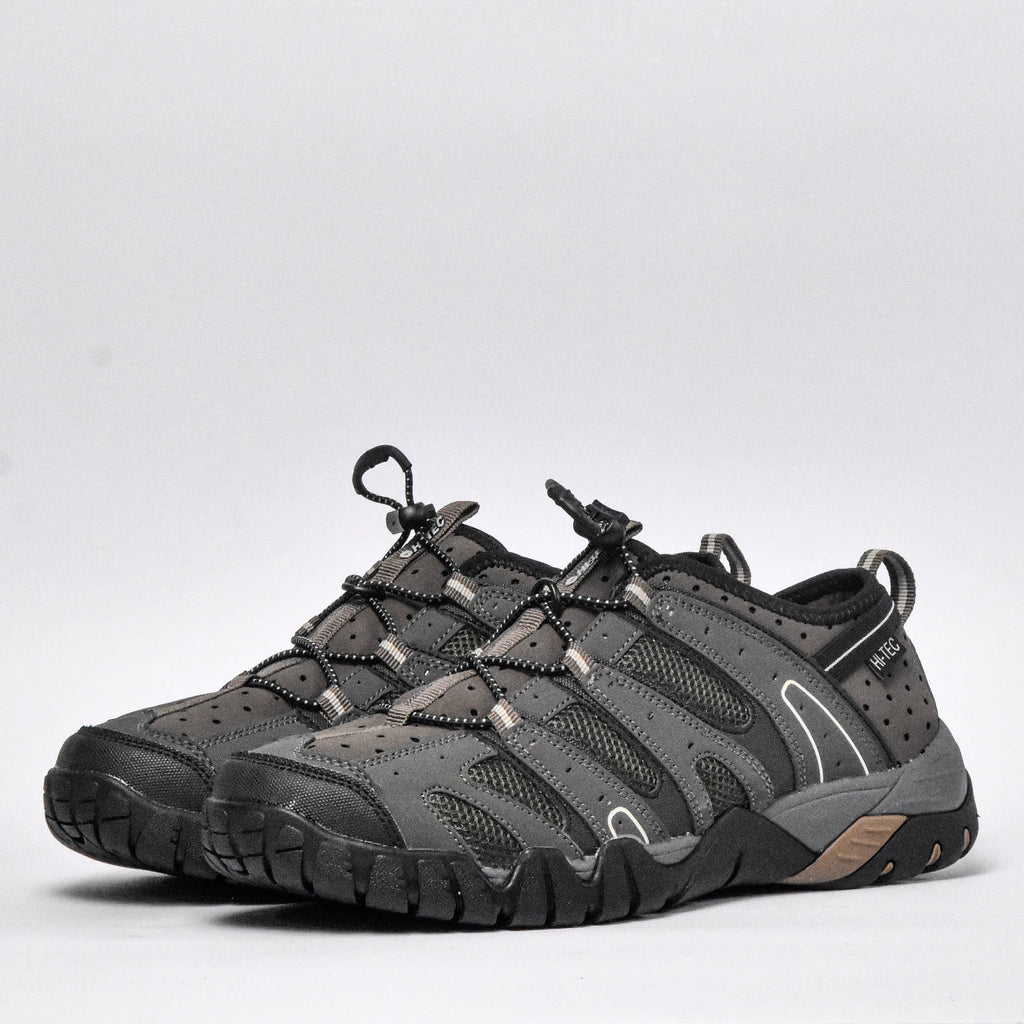Sandales Hommes Hi-tec Tortola Sport Olive-Black vue trois-quarts - BirdNova Algérie
