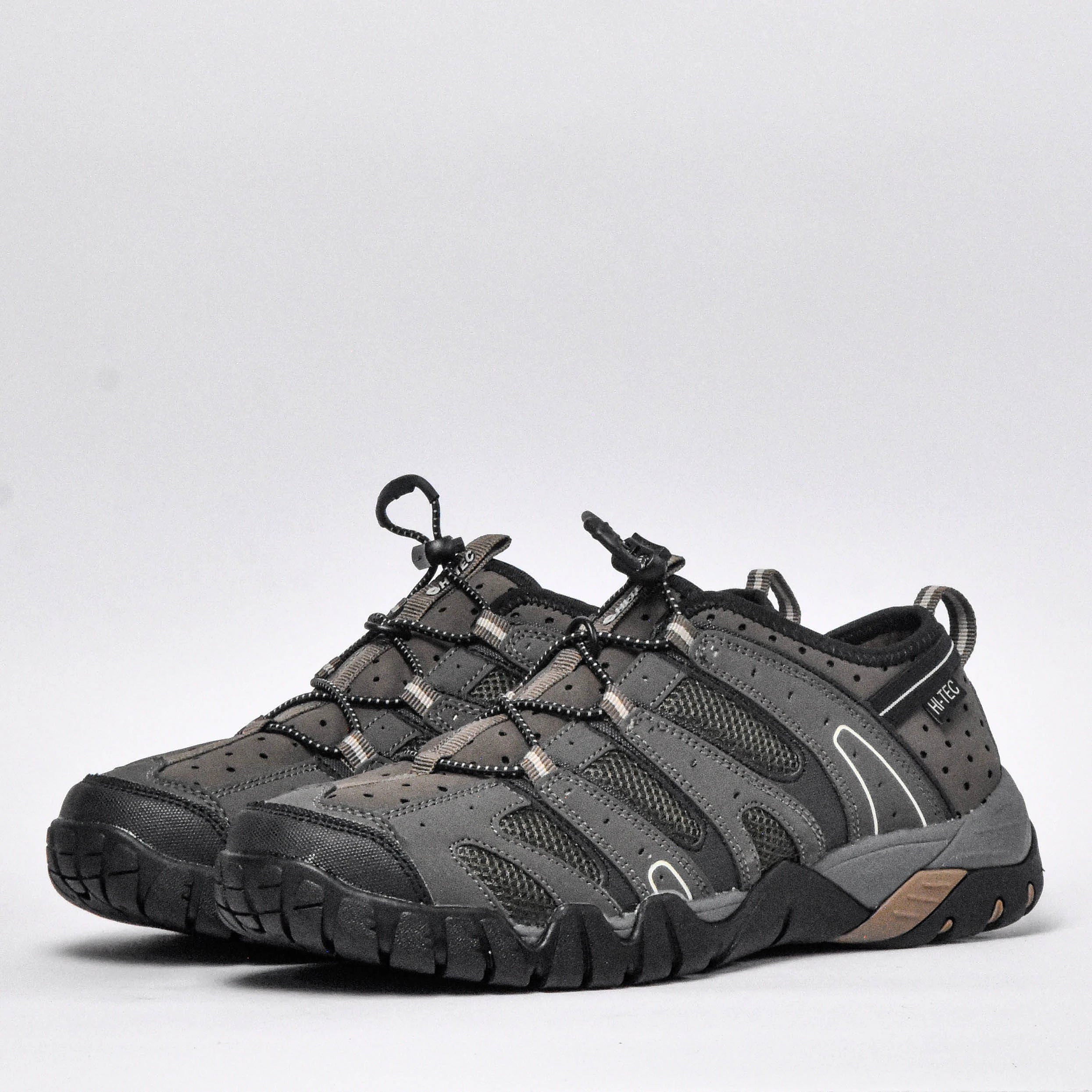 Sandales Hommes Hi-tec Tortola Sport Olive-Black vue trois-quarts - BirdNova Algérie