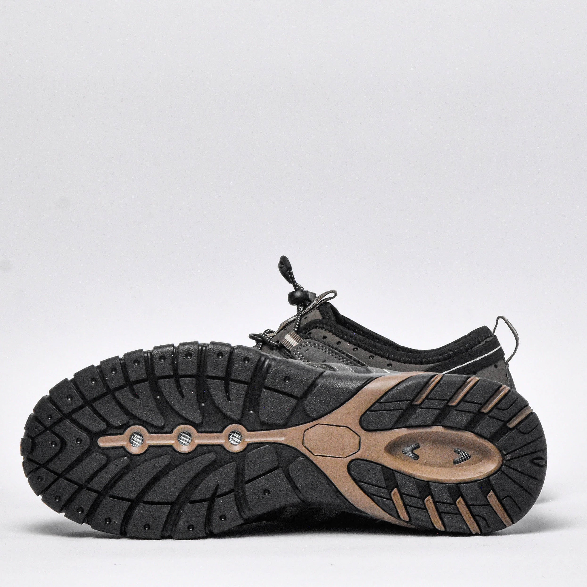 Sandales Hommes Hi-tec Tortola Sport Olive-Black vue de la semelle - BirdNova Algérie