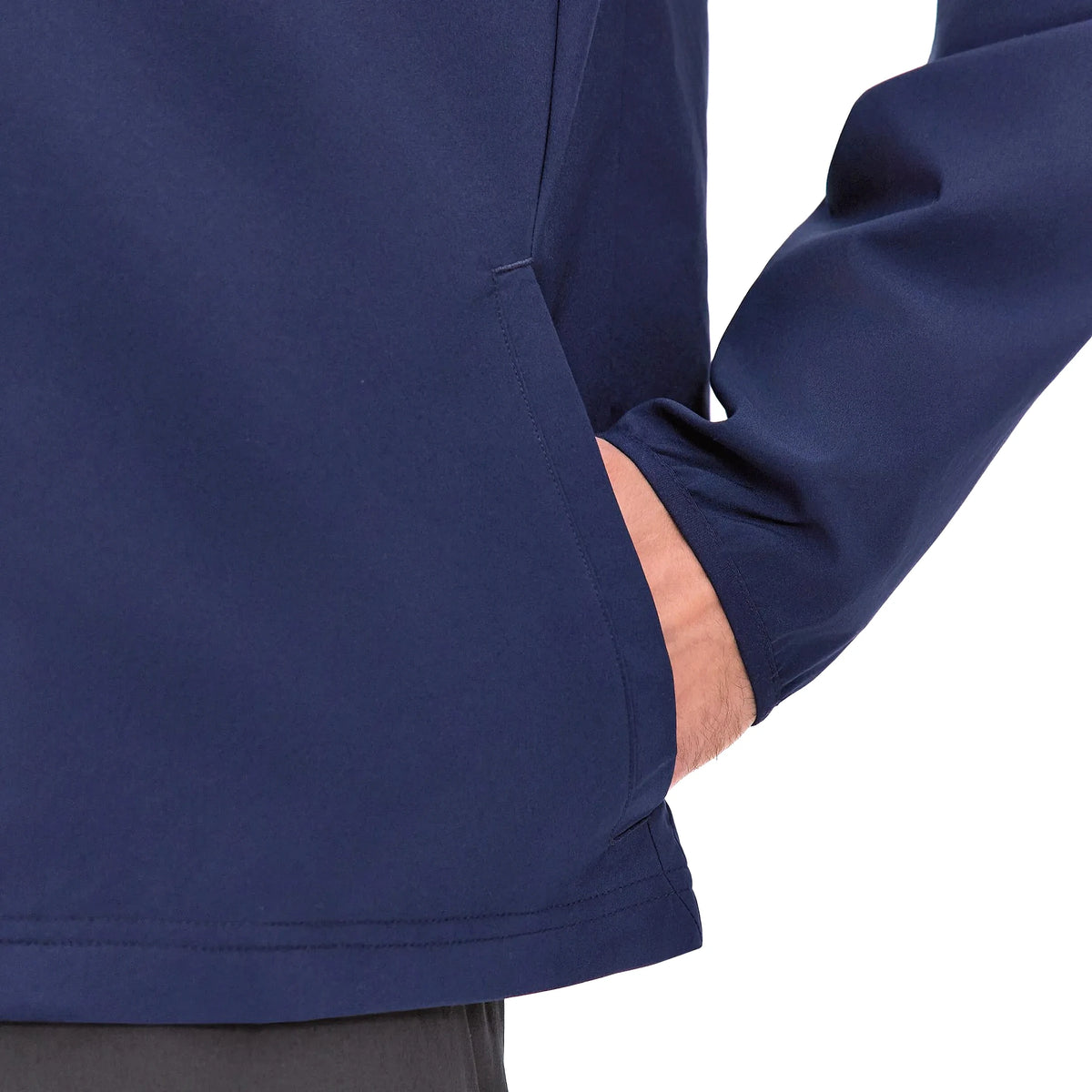 Reebok Blouson Bleu Marine, gros plan sur la poche latérale, BirdNova Algérie