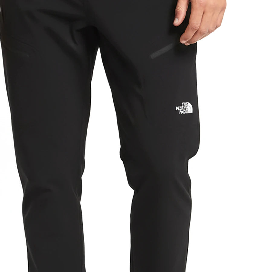 Pantalon The North Face Noir — zip de cuisse et logo blanc, BirdNova Algérie
